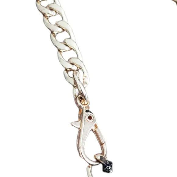 Metallic Gold & Black Chain Purse - Picture 3 of 5